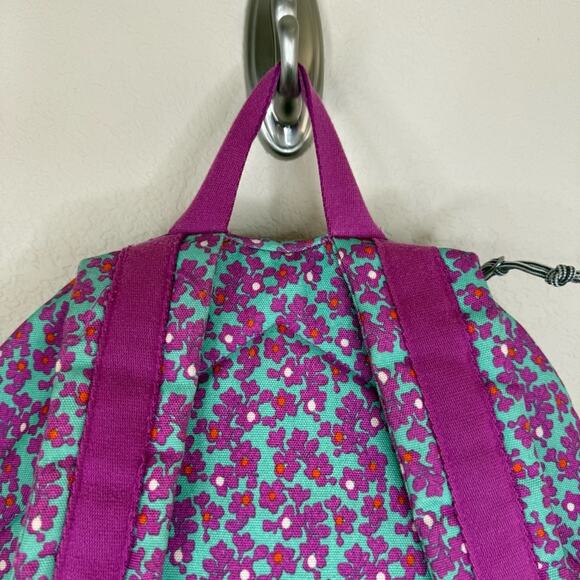 VERA BRADLEY Lighten Up Backpack Ditsy Dot Floral Pink Teal School Travel main image 13